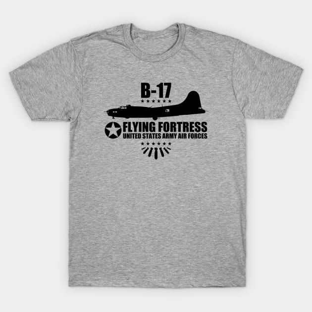 B-17 Flying Fortress T-Shirt by TCP